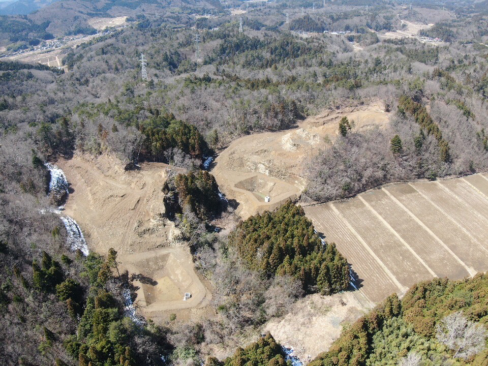 福島県いわき市　①3000kw　施工中