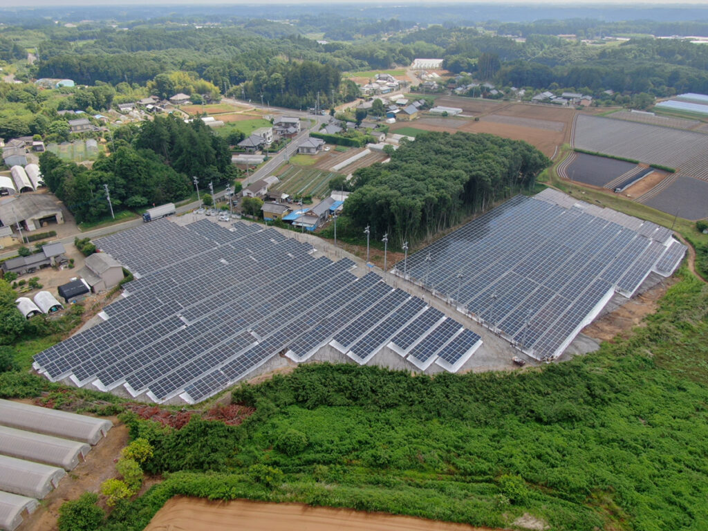 茨城県小美玉市　20区画　1760kw　売電中