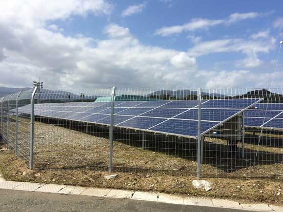 福岡県嘉穂郡A　720.0ｋｗ　売電開始しました。