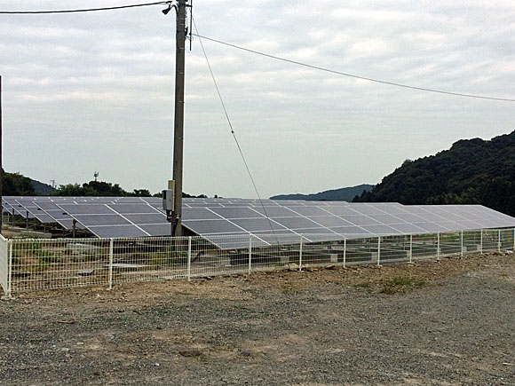 福岡県豊前市C 72.0ｋｗ　売電開始しました。