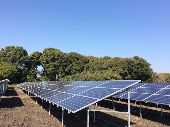 福岡県小郡市A　216.0ｋｗ　売電開始しました。