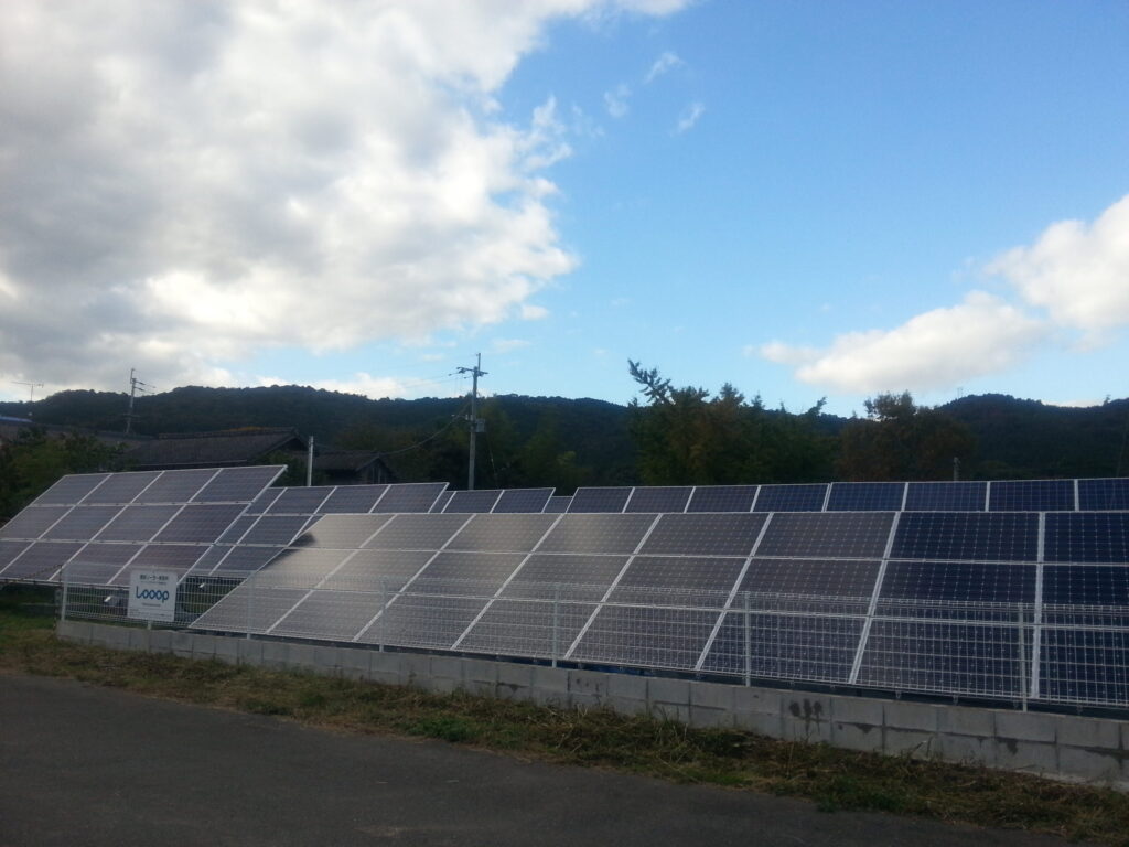 福岡県豊前市A　24ｋｗ　売電開始しました。