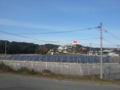 福岡県飯塚市A　　42ｋｗ　売電開始しました。